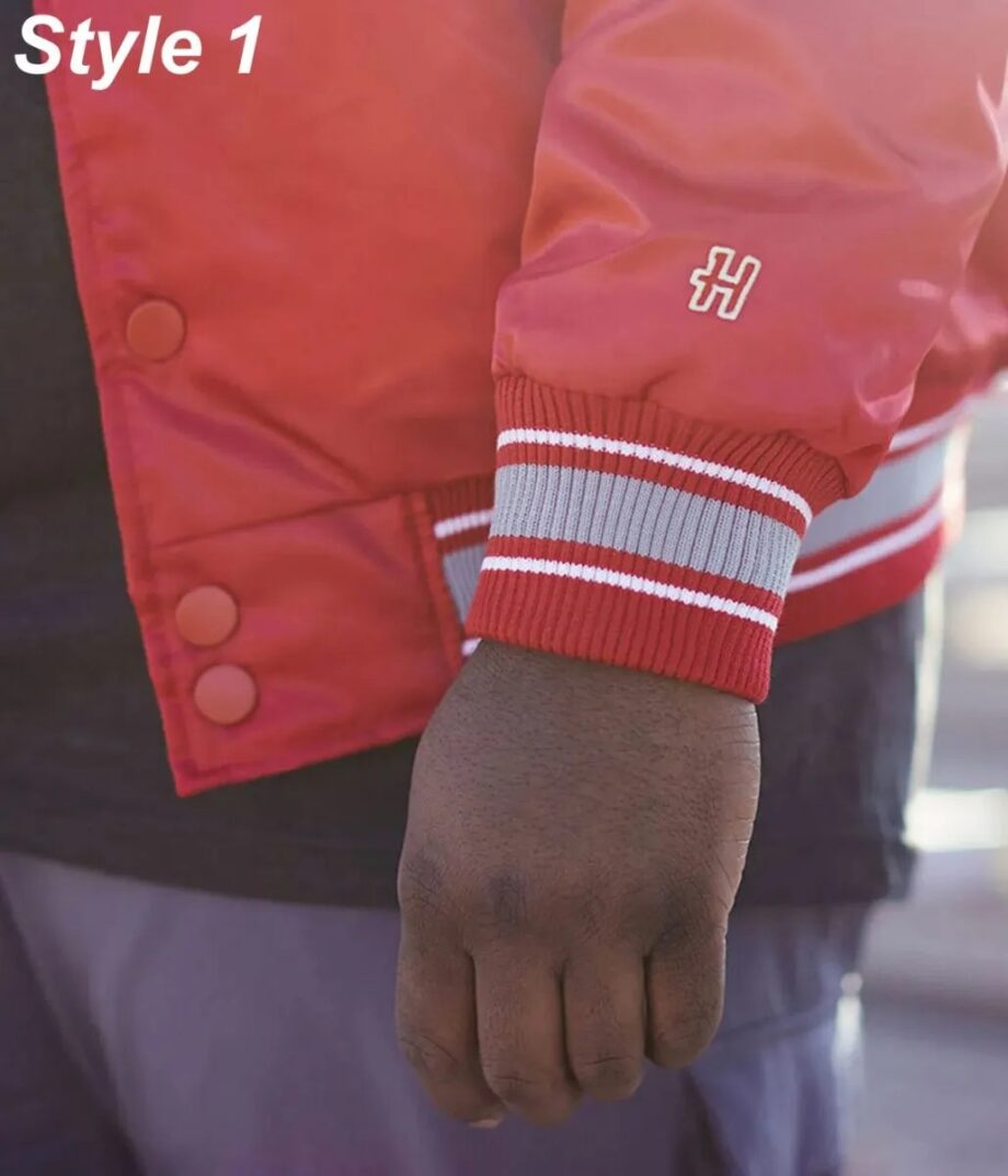 Gameday Ohio State Buckeyes Red Satin Jacket