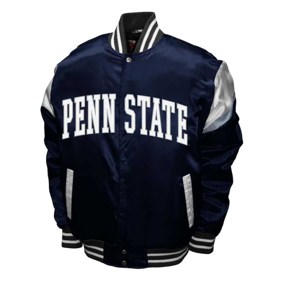 Penn State Nittany Lions Power Navy Satin Jacket