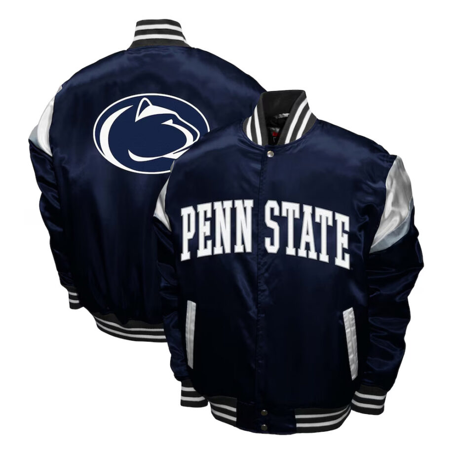 Penn State Nittany Lions Power Navy Satin Jacket