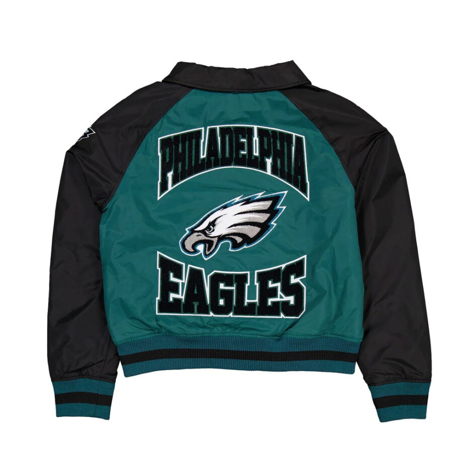 Philadelphia Eagles Green & Black Throwback Jacket