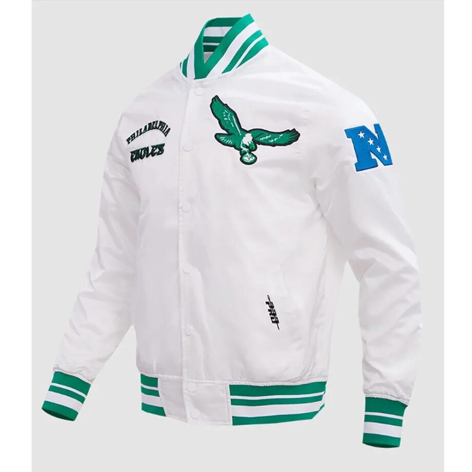 Philadelphia Eagles Retro Classic Satin Jacket