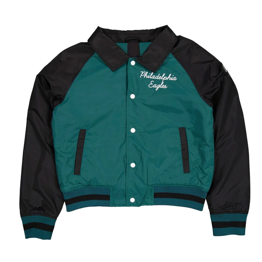 Philadelphia Eagles Green & Black Throwback Jacket