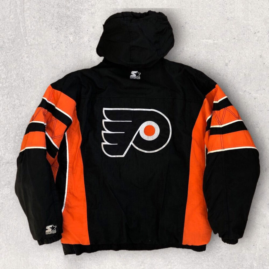 Philadelphia Flyers 90s Black Pullover Jacket