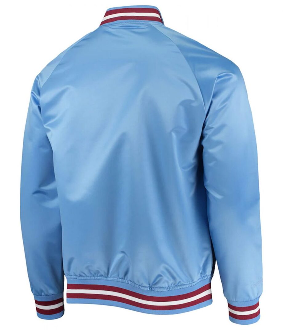 Philadelphia Phillies Satin Raglan Full-Snap Jacket