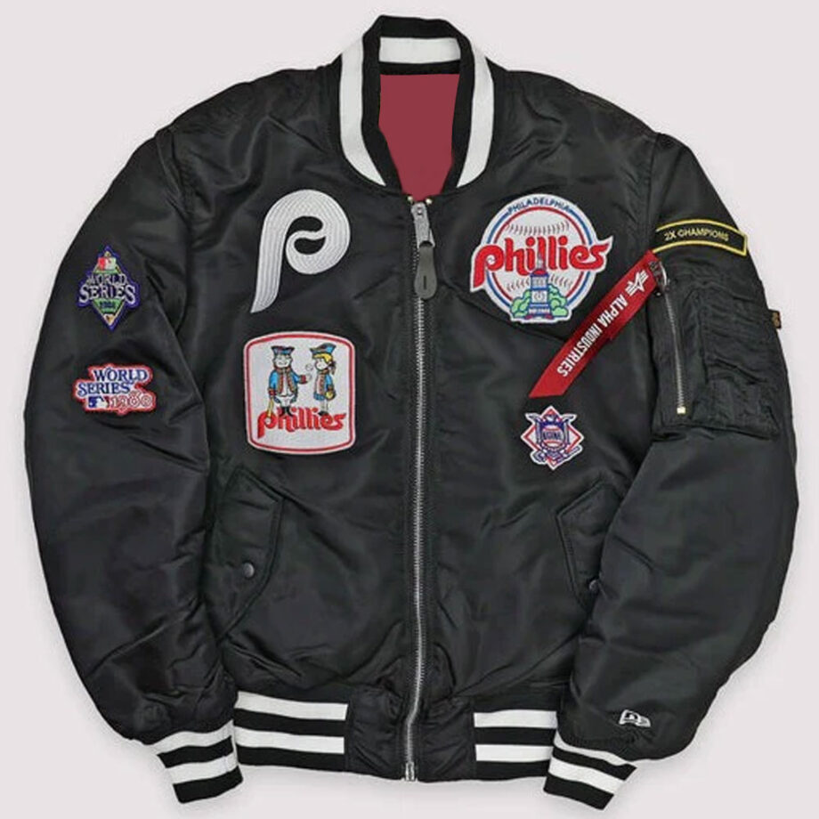 Philadelphia Phillies MA-1 Bomber Jacket