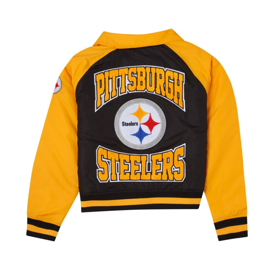Pittsburgh Steelers Black & Gold Throwback Jacket