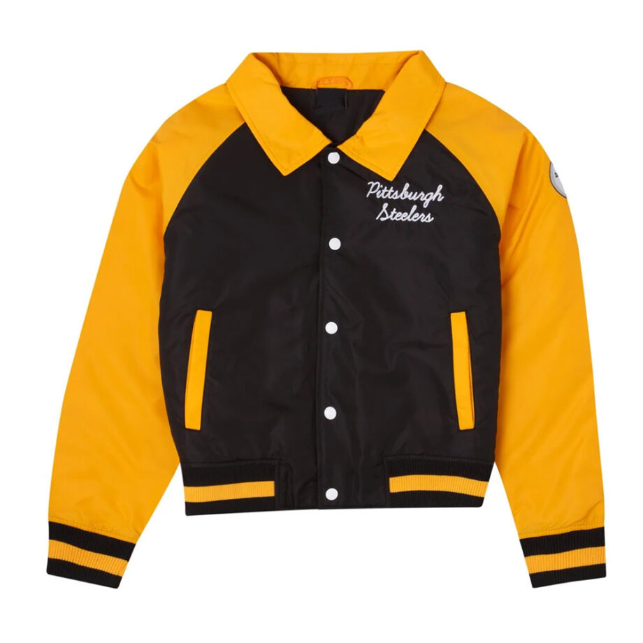 Pittsburgh Steelers Black & Gold Throwback Jacket