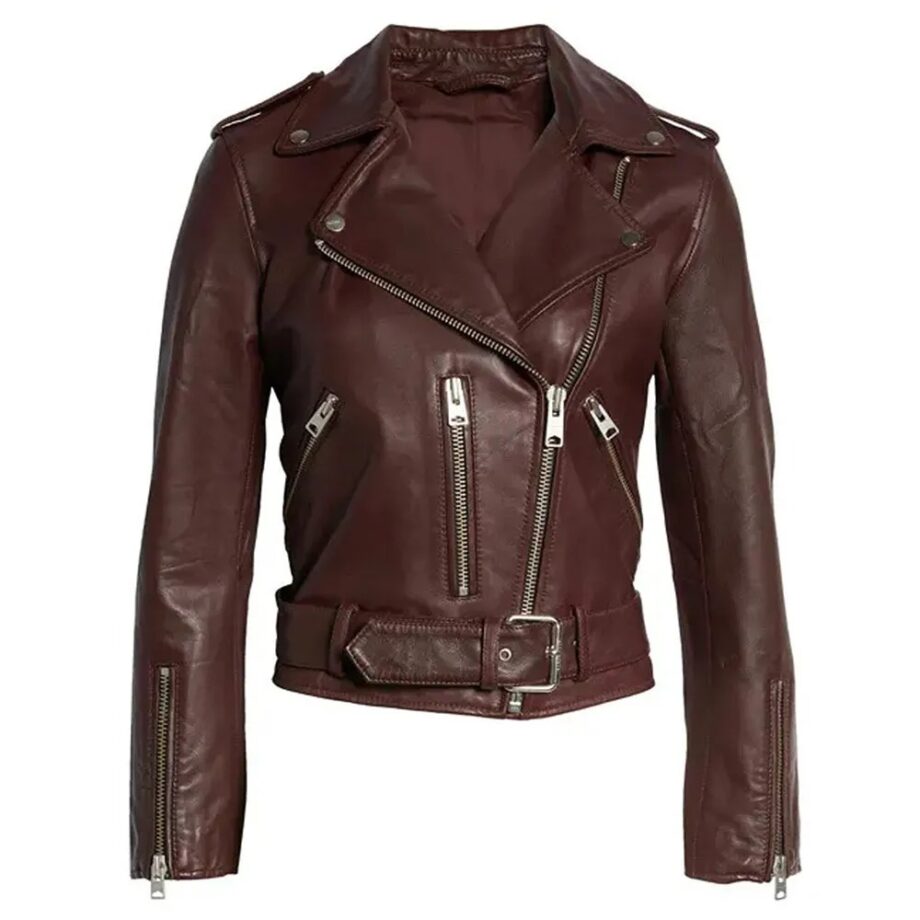 Sage Linder Leather Jacket