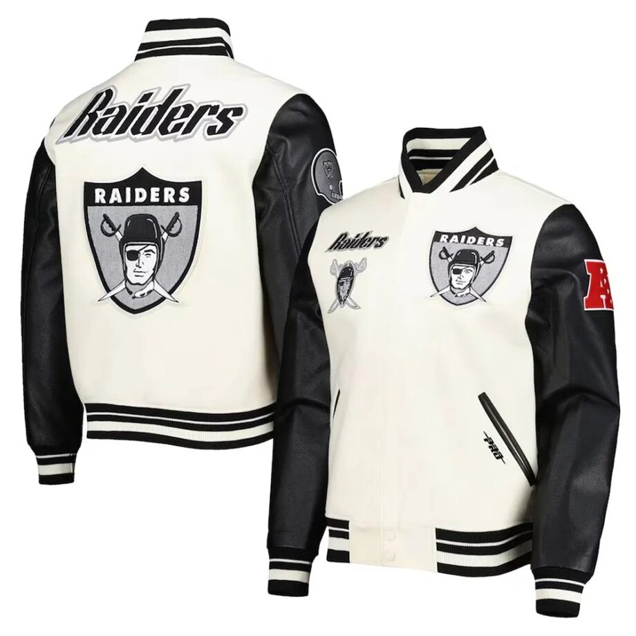 Retro Classic Las Vegas Raiders Varsity Jacket
