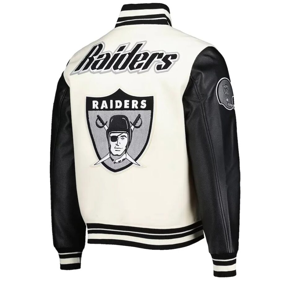 Retro Classic Las Vegas Raiders Varsity Jacket