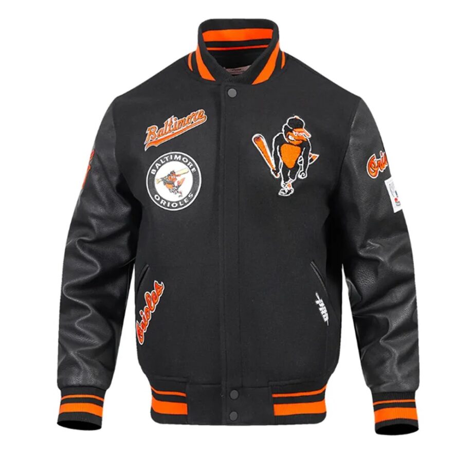 Baltimore Orioles Retro Varsity Jacket