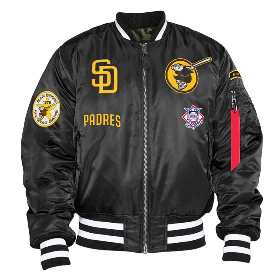 San Diego Padres MA-1 Bomber Jacket