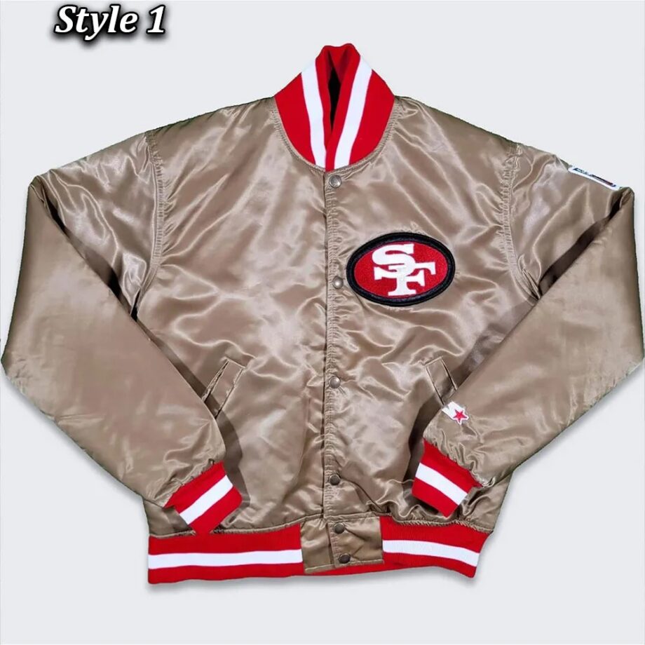 Vintage 80s San Francisco 49ers Bomber Jacket