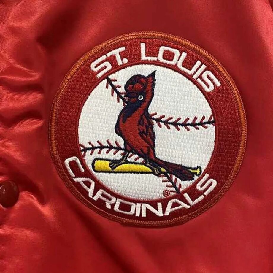 St. Louis Cardinals 1990s Red Bomber Jacket
