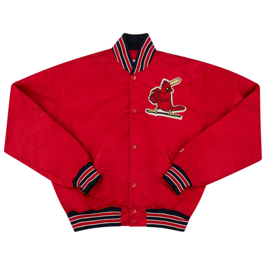 Vintage 80s St Louis Cardinals Red Jacket