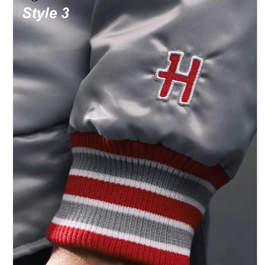 Gameday Ohio State Buckeyes Red Satin Jacket
