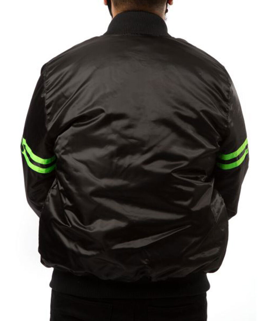 Seattle Seahawks Starter Bomber Black Jacket