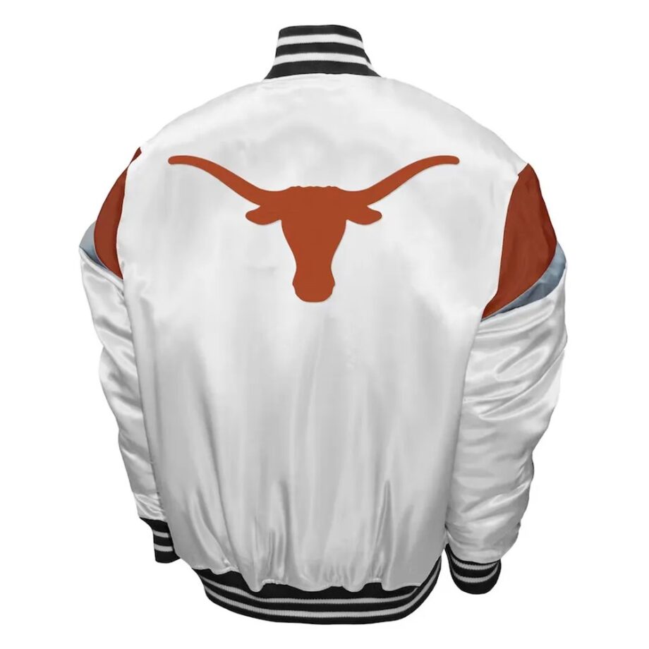 Texas Longhorns Power Burnt Orange Satin Jacket