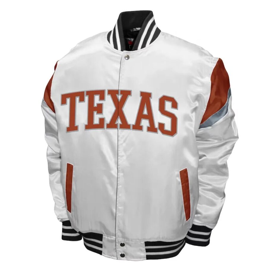 Texas Longhorns Power Burnt Orange Satin Jacket