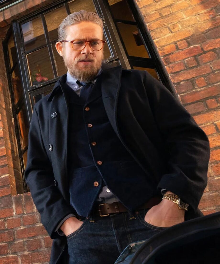 The Gentlemen Charlie Hunnam Black Coat