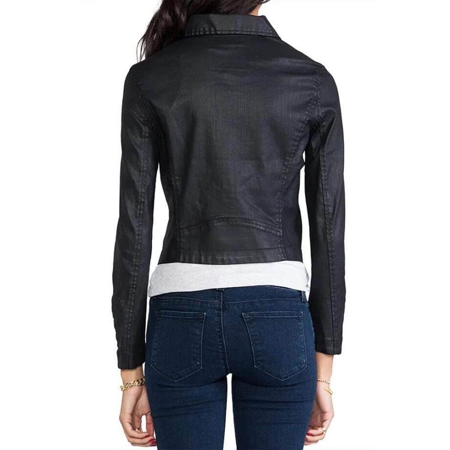 Mindy Kaling Black Leather Jacket