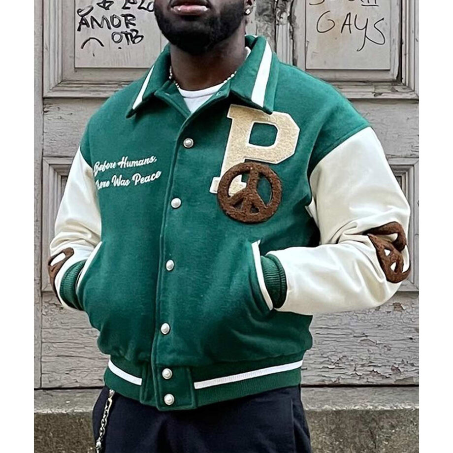 The Peaceful People Letterman Jacket