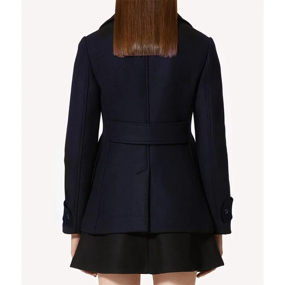Nina Dobrev The Vampire Diaries Season 6 Peacoat