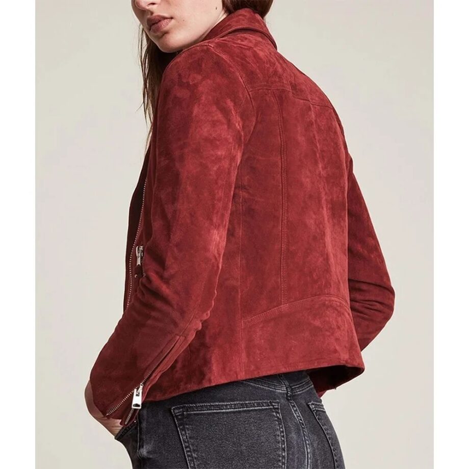 Camryn Grimes Suede Brown Jacket