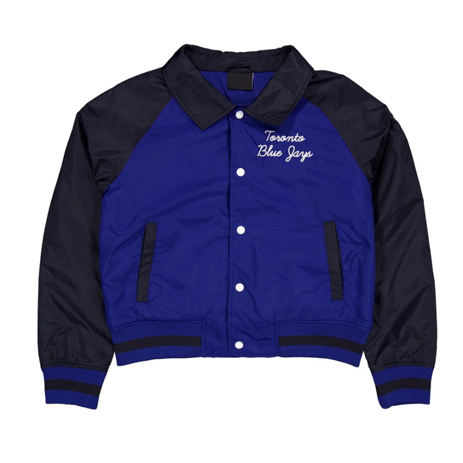 Toronto Blue Jays Blue & Black Throwback Jacket