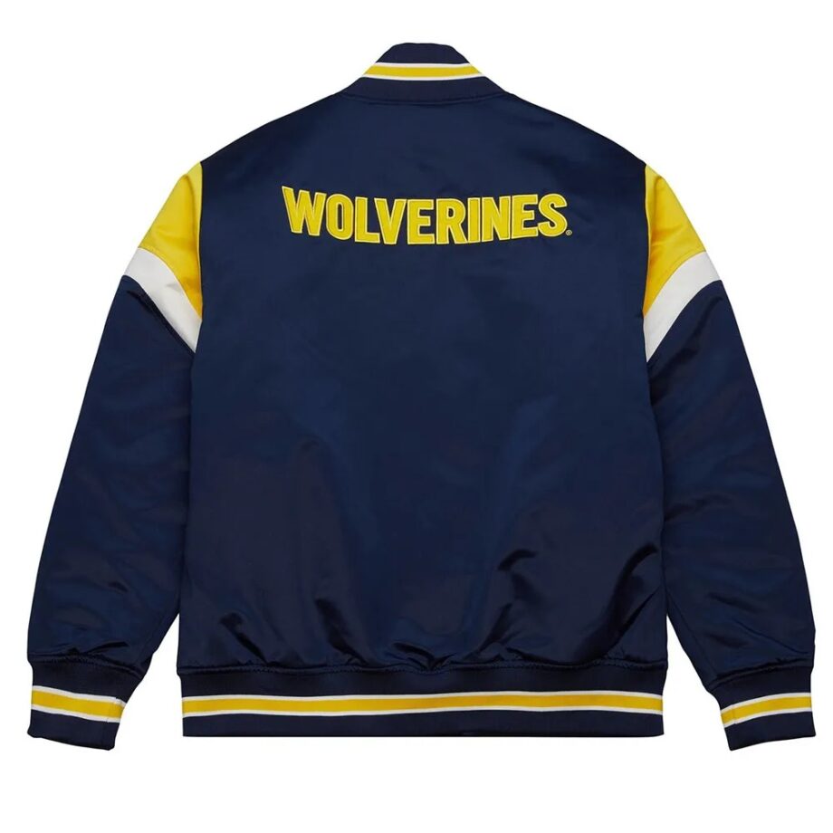 University of Michigan Heavyweight Satin Jacket
