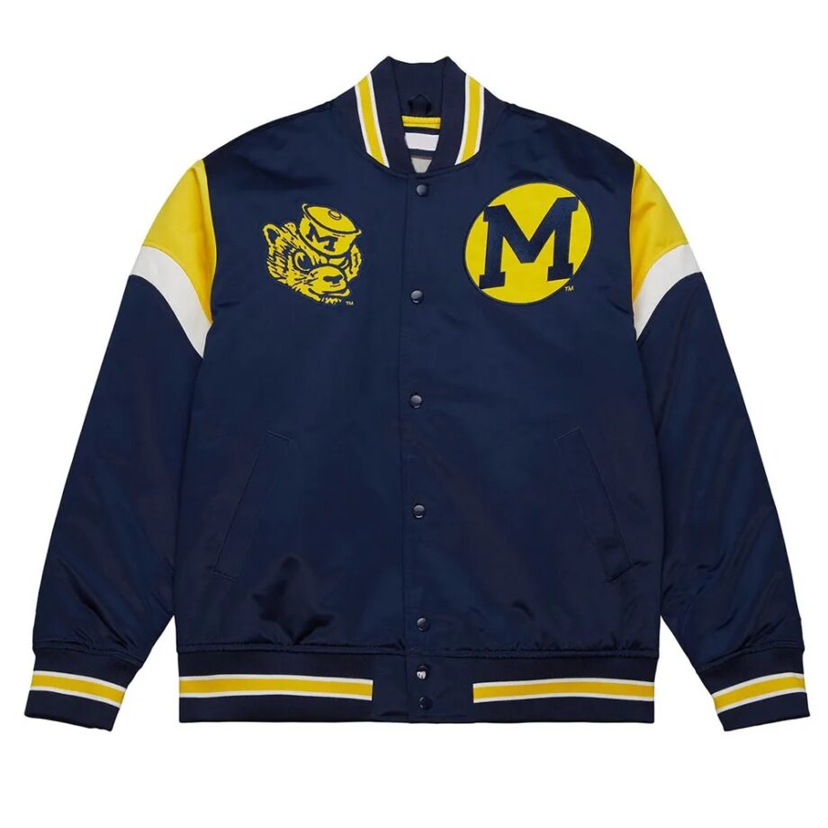 University of Michigan Heavyweight Satin Jacket