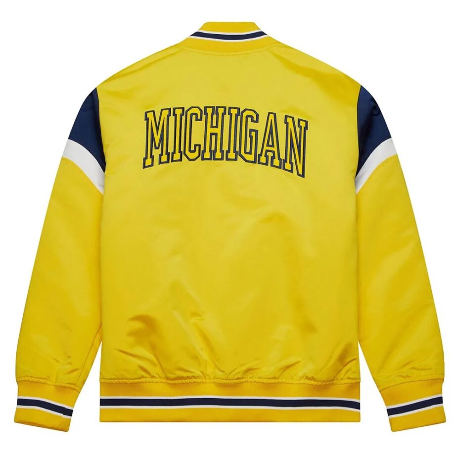 University of Michigan Heavyweight Satin Jacket