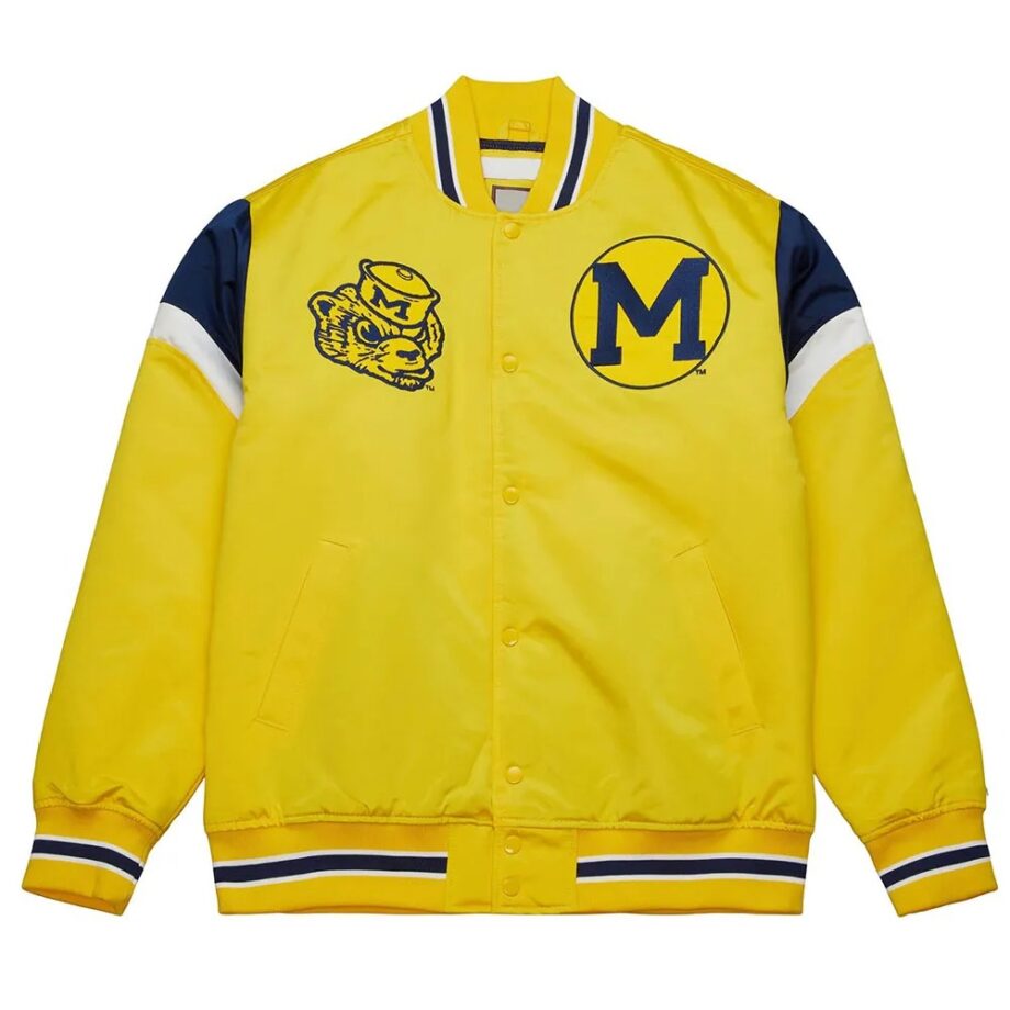 University of Michigan Heavyweight Satin Jacket