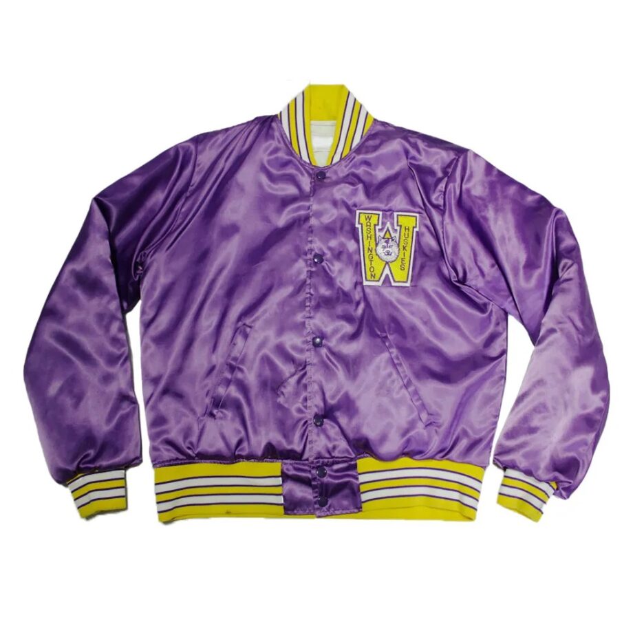 Vintage University of Washington Huskies 80s Coaches Jacket