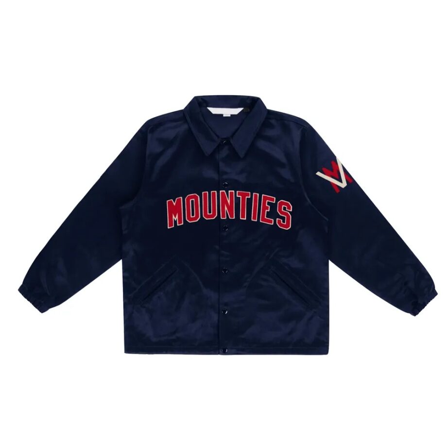 Vancouver Mounties Navy Satin Windbreaker