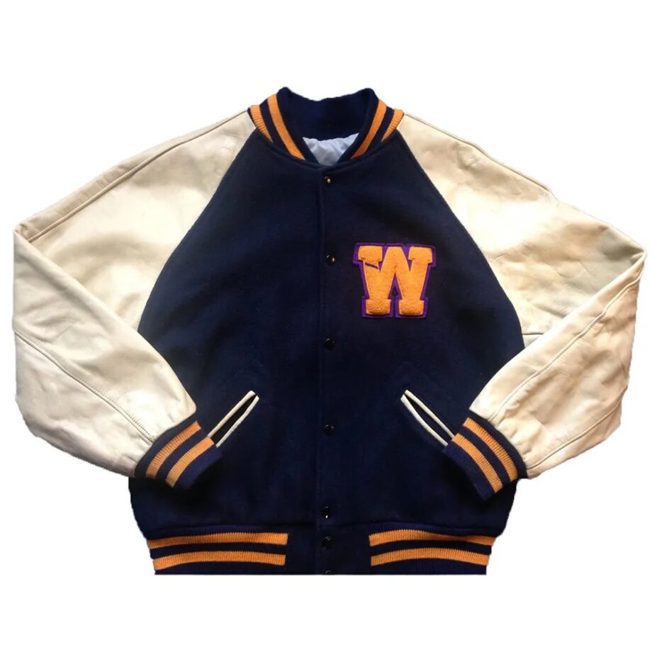 Washington Huskies Navy & White Varsity Jacket