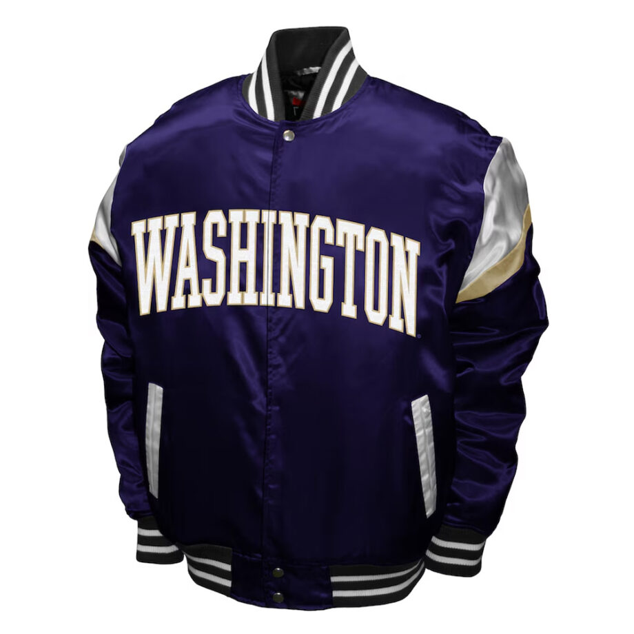 Washington Huskies Power Purple Satin Jacket