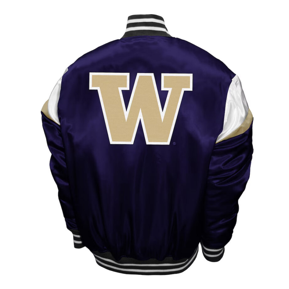 Washington Huskies Power Purple Satin Jacket