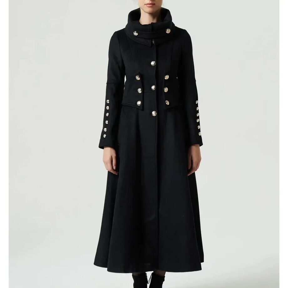 Women Elegant Maxi Long Coat