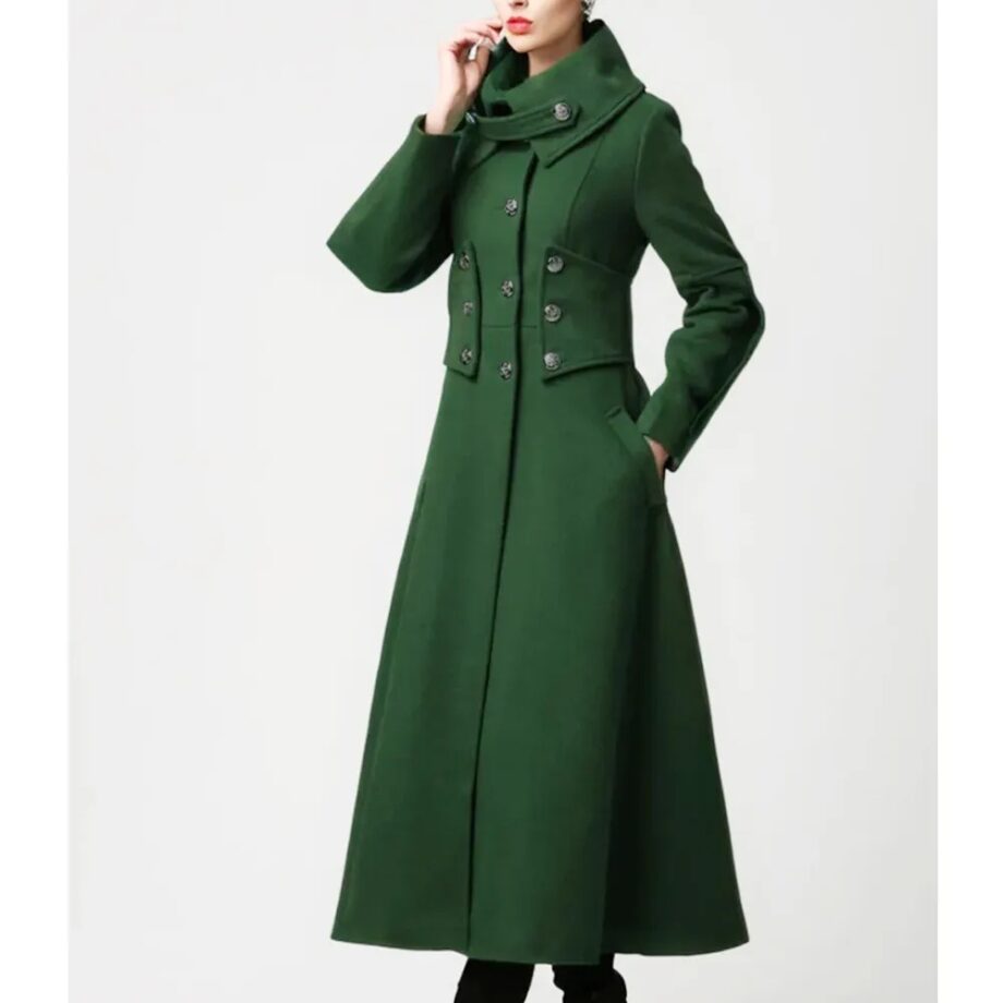 Women Elegant Maxi Long Coat