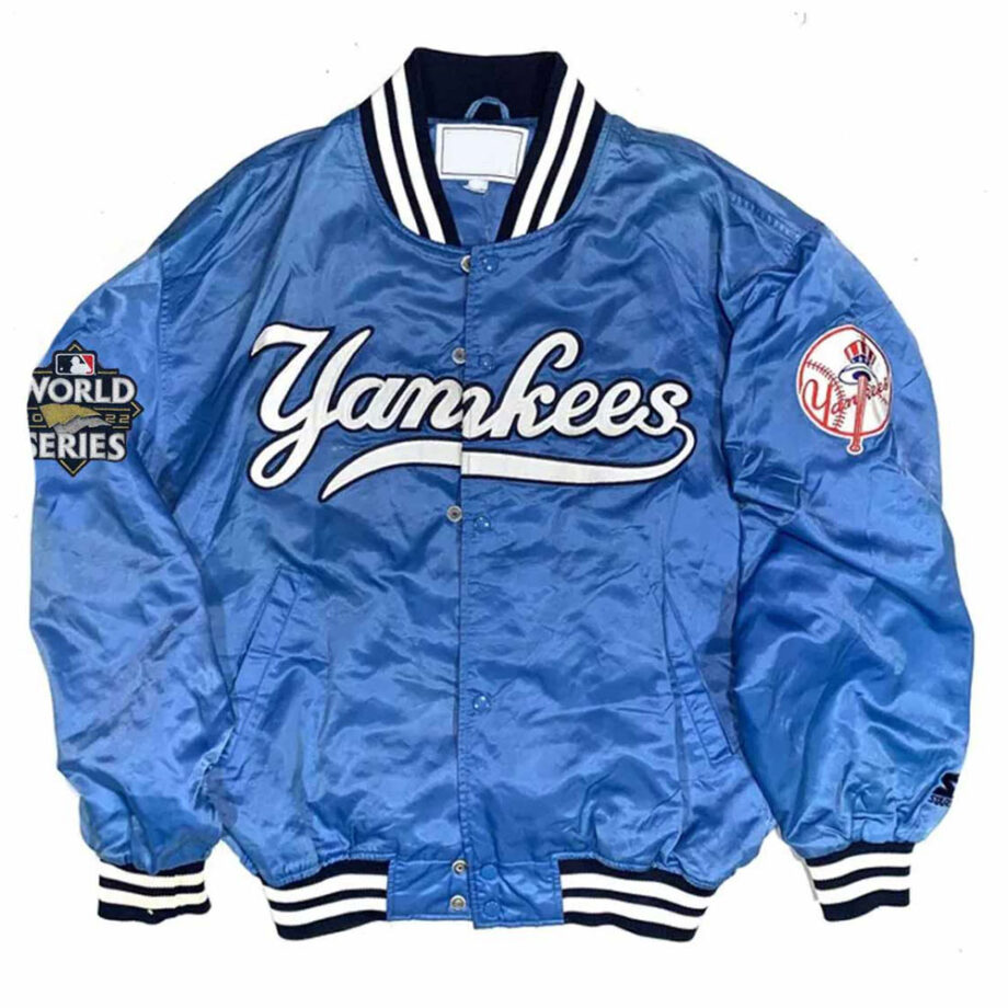 New York Yankees Satin Blue Jacket