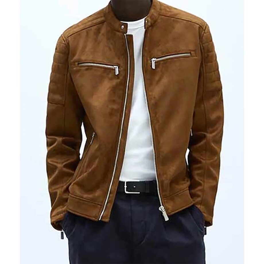 Garrett Marcantel 12 Dates of Christmas Suede Jacket