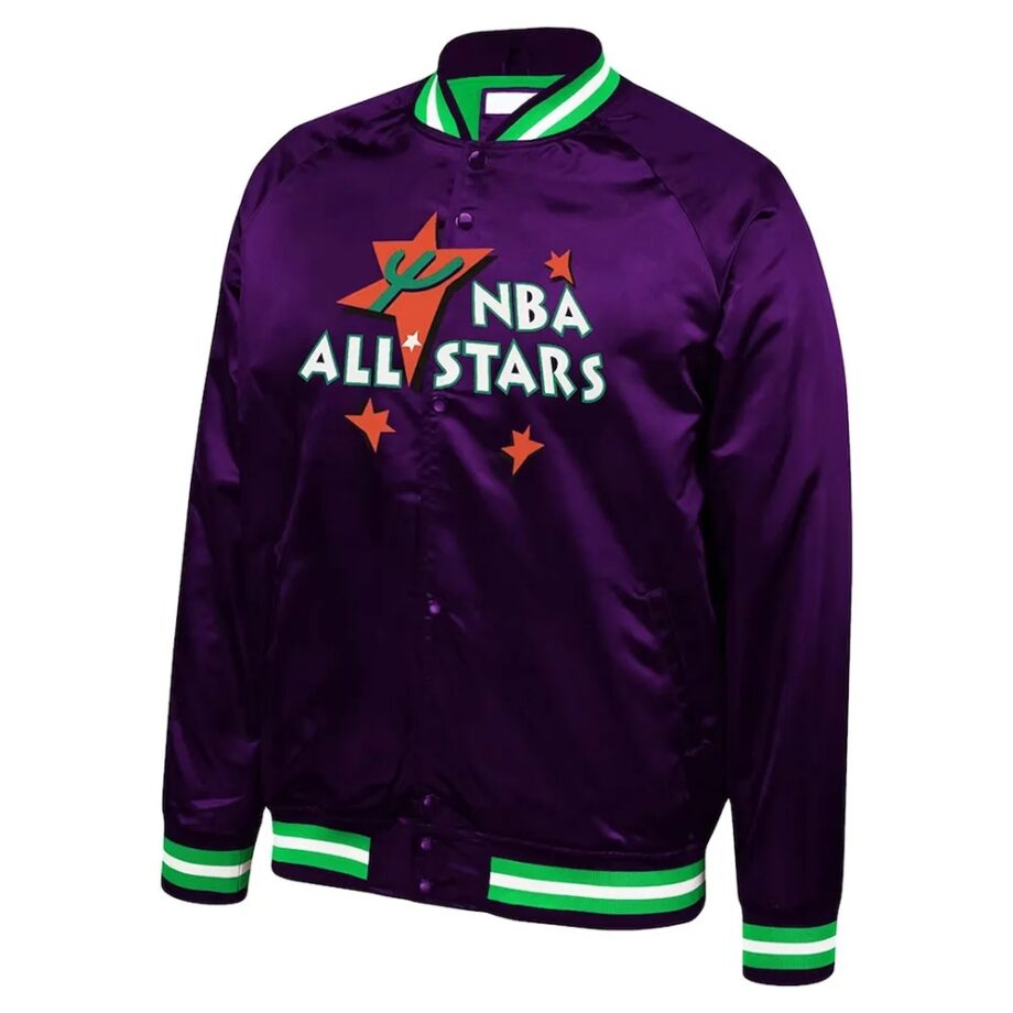 1995 NBA All-Star Purple Satin Jacket