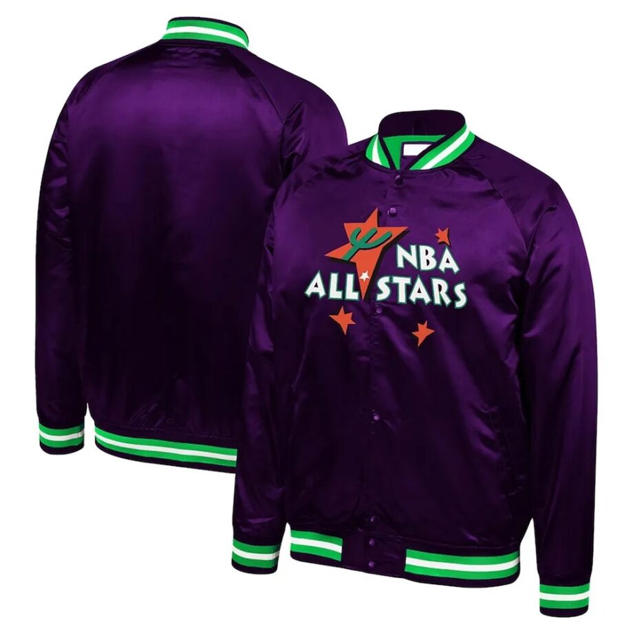 1995 NBA All-Star Purple Satin Jacket