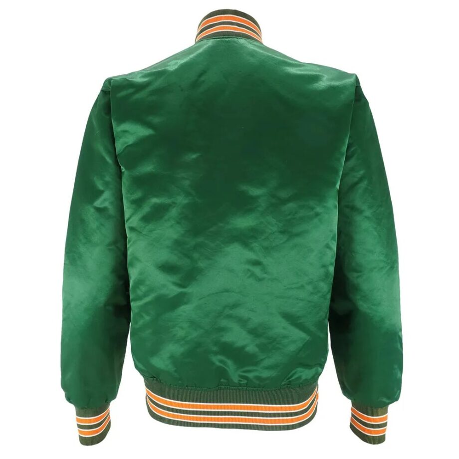 80s Miami Hurricanes Green Jacket