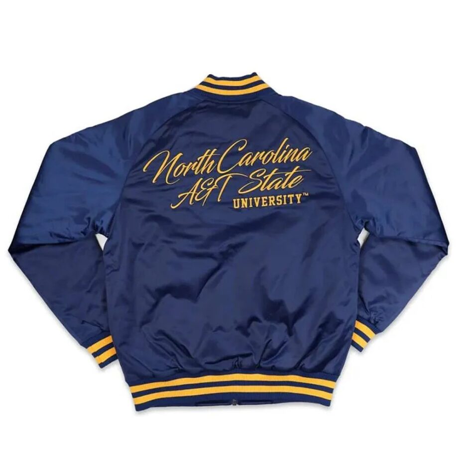 91 North Carolina A&T Navy Jacket