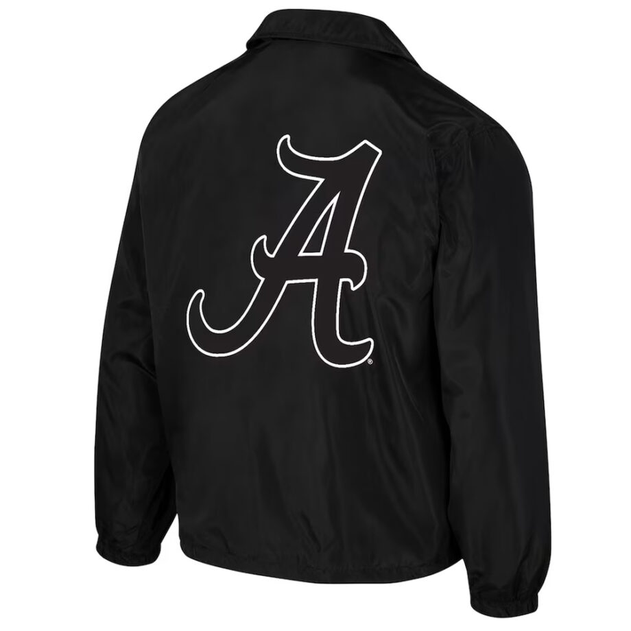 Alabama Crimson Black Coaches Jacket