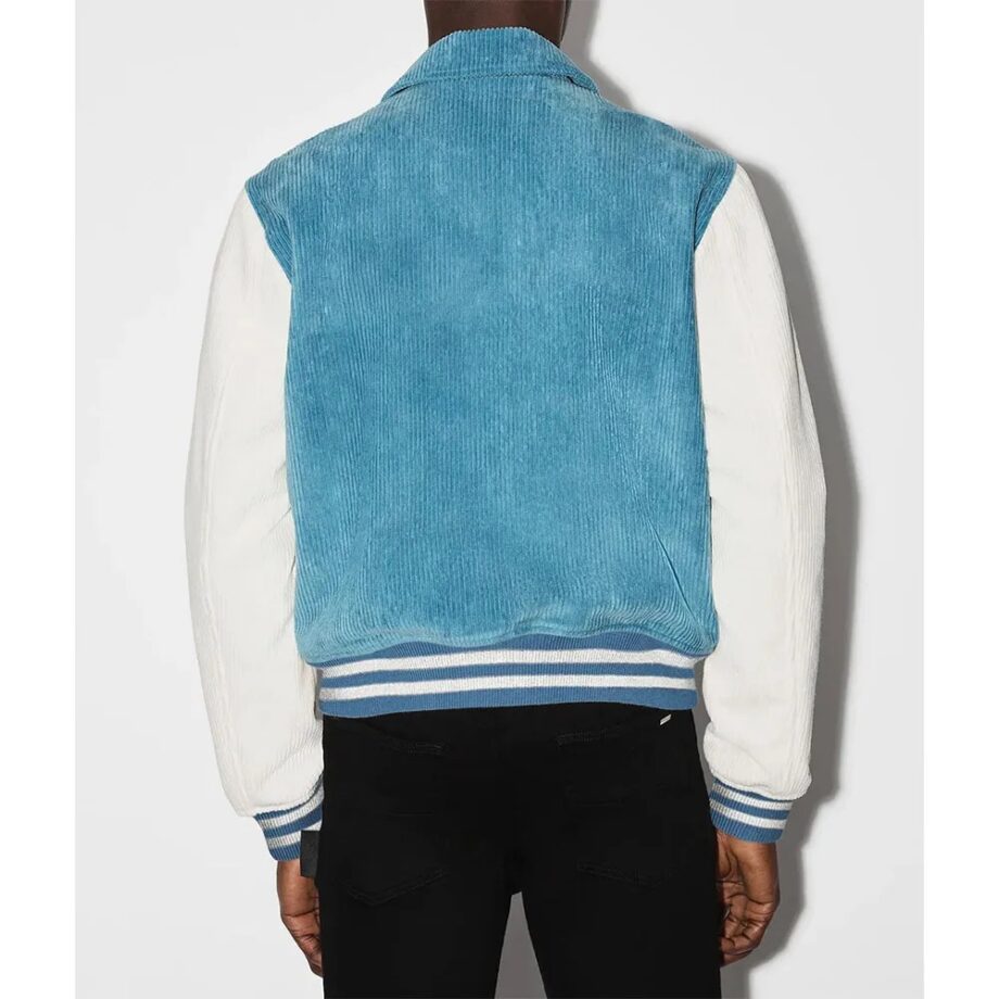Bones Amiri Corduroy Varsity Jacket