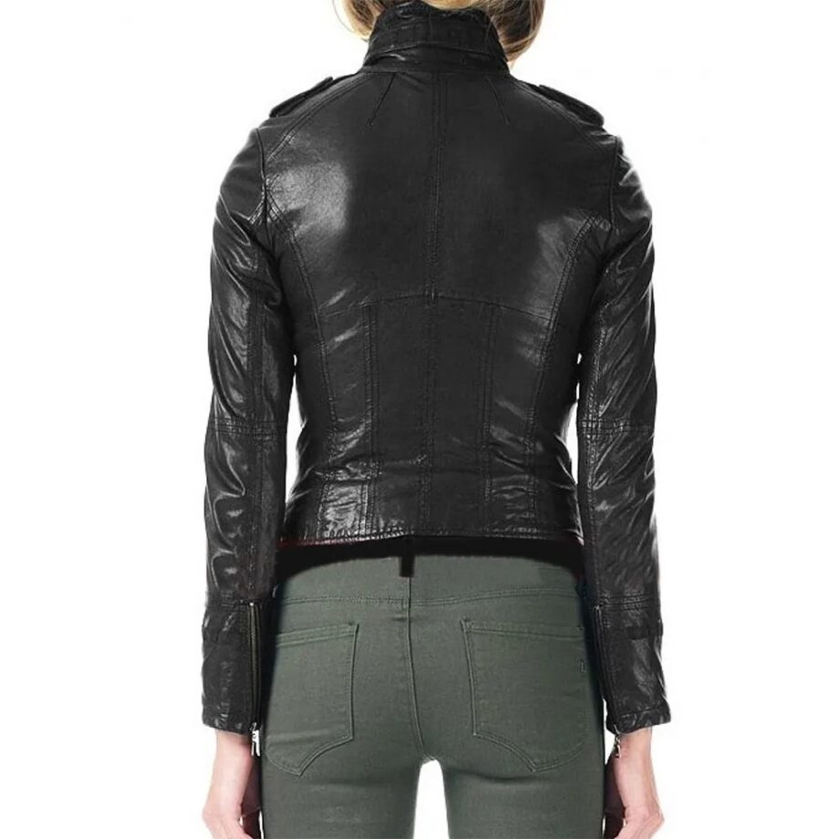 Arrow Season 2 Caity Lotz Leather Jacket