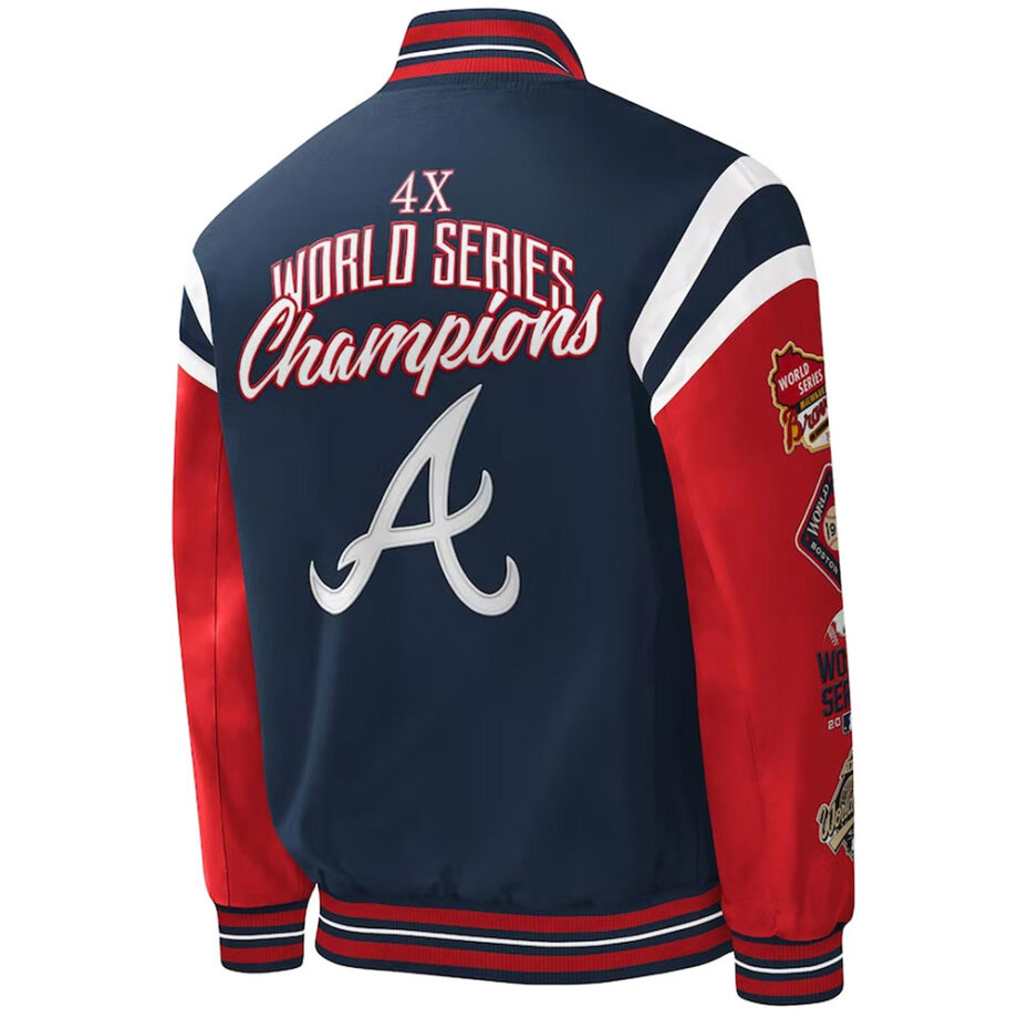 Atlanta Braves Title Holder Varsity Jacket